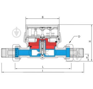 Счетчик холодной воды B-Meters 3/4 ХВ 30С 130мм